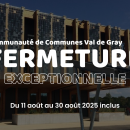 Fermeture exceptionnelle de l'Hôtel communautaire