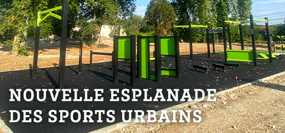 Ouverture de l'esplanade des sports urbains