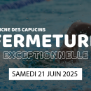 Fermeture exceptionnelle piscine des capucins