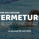 Fermeture piscine des capucins 