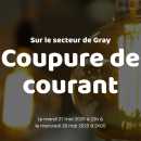 Coupure de courant - Secteur Gray